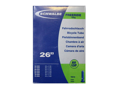 Schwalbe AV13F Freeride Schrader Inner Tube 26 x 2.1-3.0 - 40mm Valve