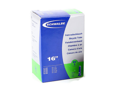 Schwalbe AV3 Schrader Inner Tube 16 x 1.75 - 2.50" - 40mm valve