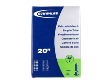 Schwalbe AV7 Schrader Inner Tube 20 x 1.5 - 2.5" - 40mm valve