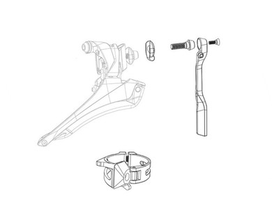 SRAM Force AXS Wide Front Derailleur Spare Parts Kit