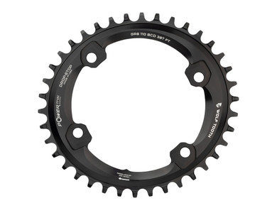 Wolf Tooth Elliptical 110 BCD Asymmetric 4-Bolt for Shimano GRX Cranks