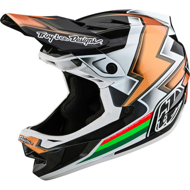 Troy Lee Designs D4 Carbon AS Ever Blk/Gld MTB Helmet