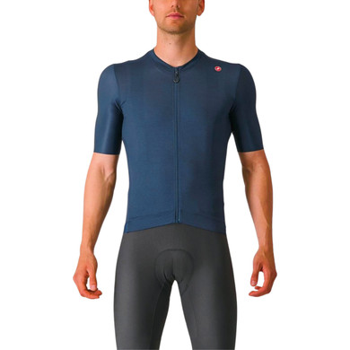 Castelli Espresso Jersey Belgian Blue/Silver Moon