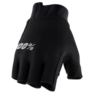 100% Exceeda SF Womens MTB Gloves Solid Black