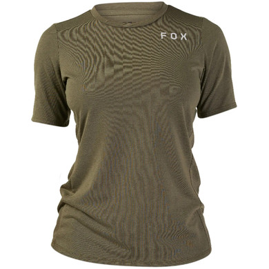 Fox Womens Ranger DR SS Jersey Olive Green