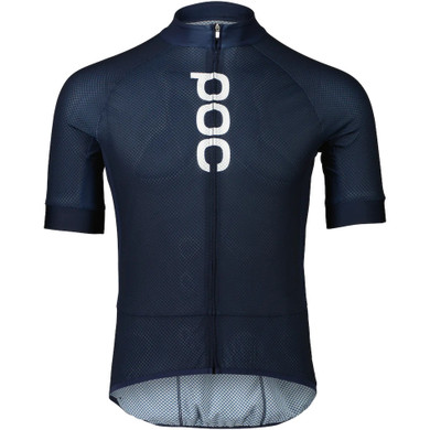 POC Mens Essential Road Logo Turmaline Navy Jersey