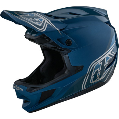 Troy Lee Designs D4 AS Polyacrylite Blue MTB Helmet