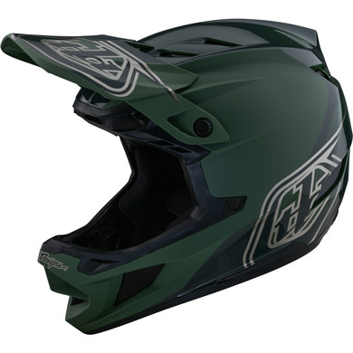 Troy Lee Designs D4 AS Polyacrylite Olive MTB Helmet