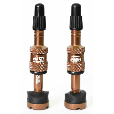 e*thirteen Gen2 Quickfill Tubeless Valves Bronze 16-24mm