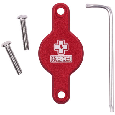 Muc-Off Secure Airtag Bottle Cage Mount Red
