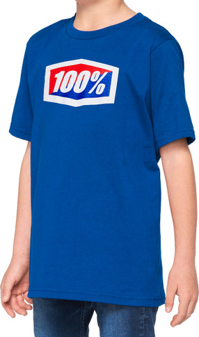 100% Official Youth T-Shirt Blue