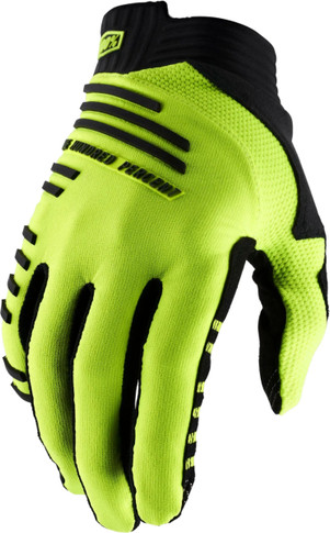 100% R-Core Gloves Fluro Yellow Small