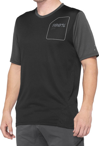 100% Ridecamp Jersey Charcoal/Black