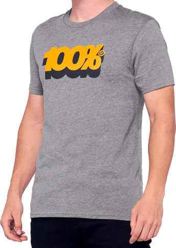 100% Volta T-shirt Heather Grey