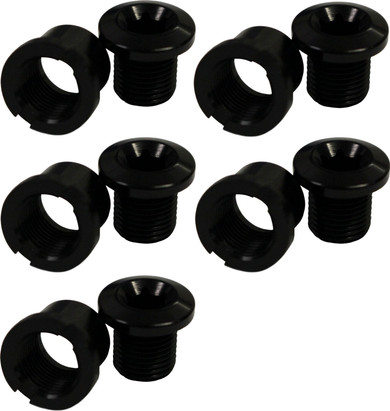 absoluteBLACK OV30 Chainring bolts x5 Black