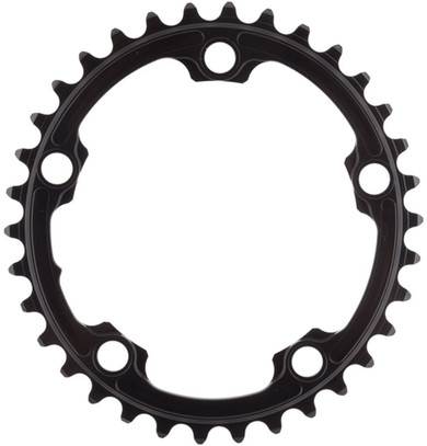 absoluteBLACK Premium Oval Road 110BCD 5B SRAM Inner 2x Chainring Black