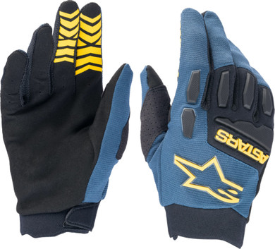 Alpinestars Freeride Gloves Dark Navy/Yellow