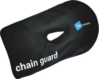 B&W Chain and Derailleur Protector Guard Black