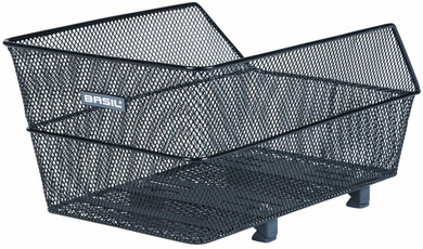 Basil Cento WSL Rear Mount Wire Bike Basket Black