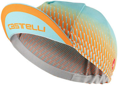 Castelli Climber's Cap Skylight/Light Aqua/Pop Orange Unisize