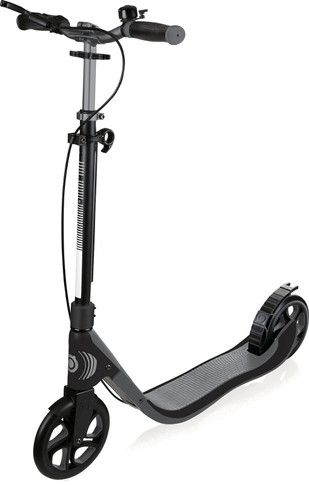 Globber One NL 205 Deluxe Adult Scooter Titanium/Charcoal Grey