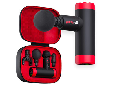 Pulseroll Percussion Mini Massage Gun Black/Red