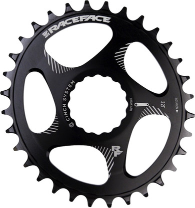 Race Face Direct Mount 34T Cinch Oval Chainring Black