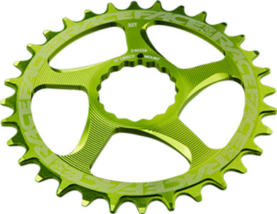 Race Face Narrow Wide Cinch Direct Mount Chainring Green 32T