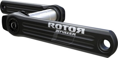 Rotor INpower DM 165mm Powermeter Road Cranks Black