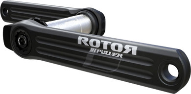 Rotor INpower DM 175mm Powermeter Road Cranks Black