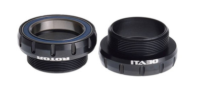 Rotor ITA30 70mm Steel Bottom Bracket Black