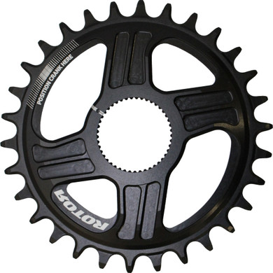 Rotor noQ Rings 32T R-Hawk/Raptor Direct OCP Mount Chainring Black
