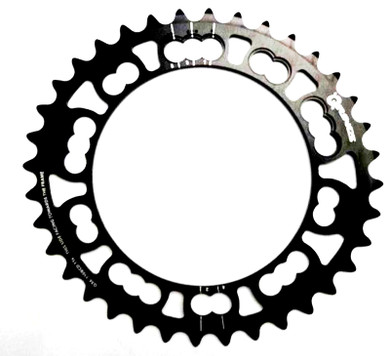 Rotor Q-Rings BCD110x5 36T Inner Oval Chainring Black