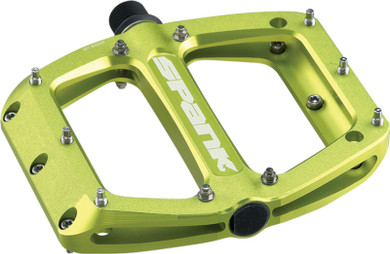 Spank Spoon 100 Flat Pedals Green
