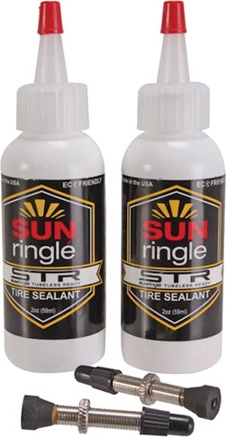 Sunringle STR 2 x 59mL Tubeless Sealant/2 x 35mm Presta Valves