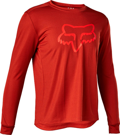 Fox Ranger Youth LS Jersey Red Clay 2022