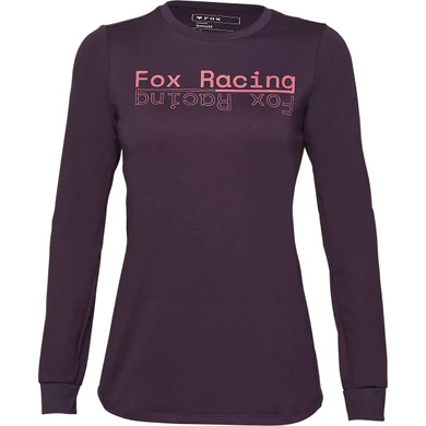 Fox Ranger DriRelease MD Dark Purple Womens LS Jersey