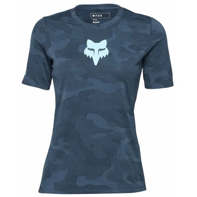 Fox Ranger Tru Dri Dark Vintage Blue Womens SS Jersey