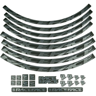 Race Face Grey SM Wheel Decal