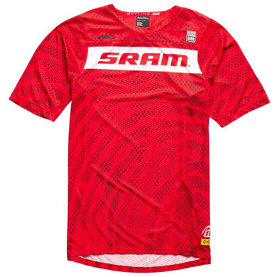 Troy Lee Designs Skyline SRAM Roots/Fiery Red MTB SS Jersey