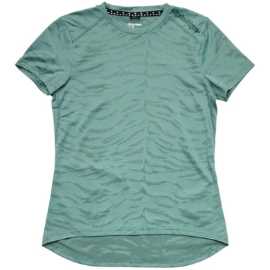 Troy Lee Designs Womens Lilum Tiger Green MTB SS Jersey