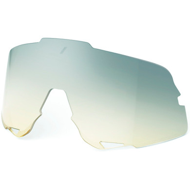 100% Glendale Replacement Lens Low Light Yellow Silver Mirror