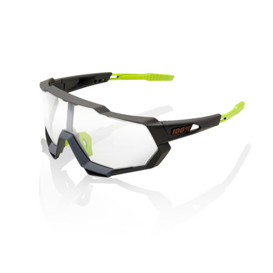 100% Speedtrap Soft Tact Cool Grey Photochromic