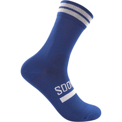 Soomom Reflective Chic Logo Cycling Socks Midnight Blue