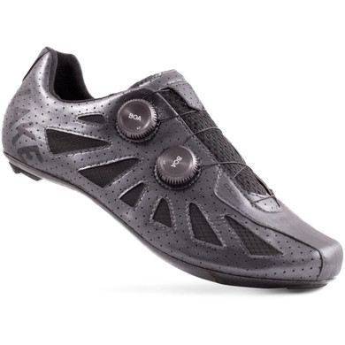Lake CX302-X Metal / Black Wide Road Shoe
