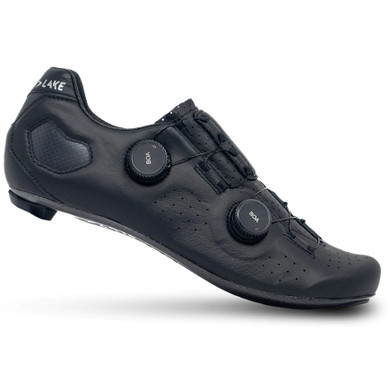 Lake CX333-N Black / Silver Road Shoe