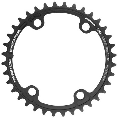Rotor Round Ring 12/11 BCD110 44T Inner Chainring (For 56/58T)