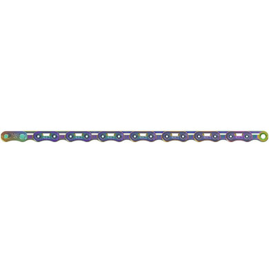 SRAM Red AXS E1 Flattop Chain 12sp 126 Link Rainbow PowerLock