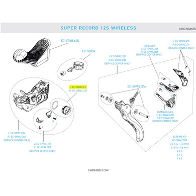 Campagnolo Super Record WRL EP Left Battery Cover O-Ring
