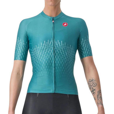 Castelli Aero Pro Jersey Womens Quetzal Green